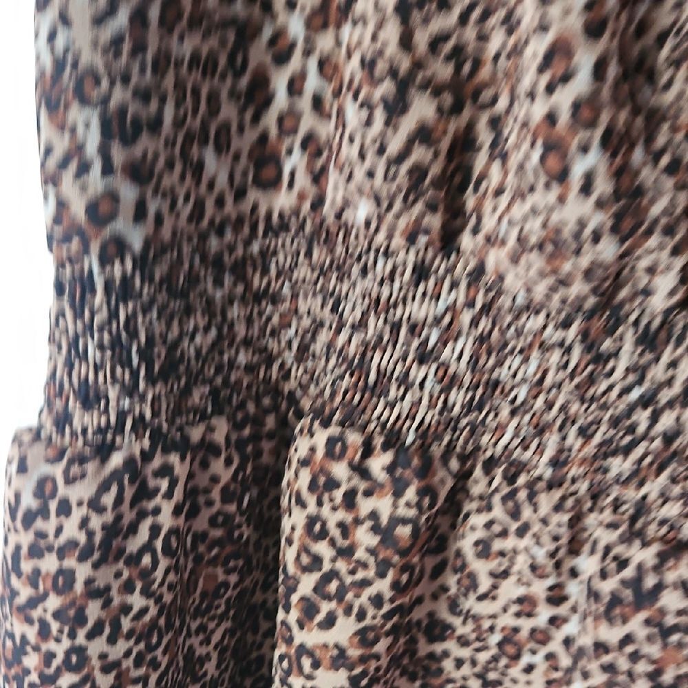 Leopard Print Ruffle Dress - Picture 5 of 5